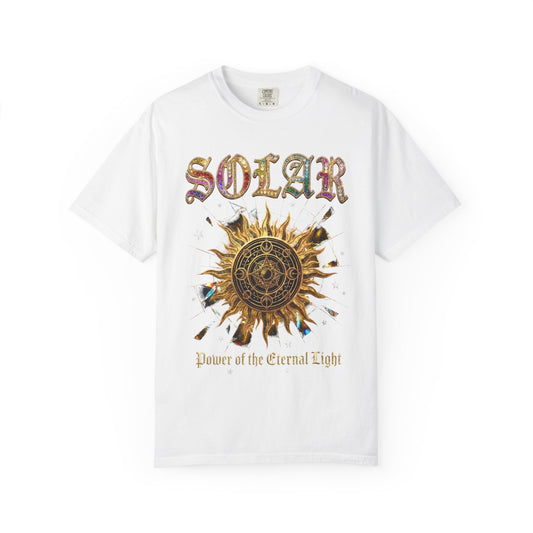 Solar Sun Graphic T-Shirt — "Power of the Eternal Light"