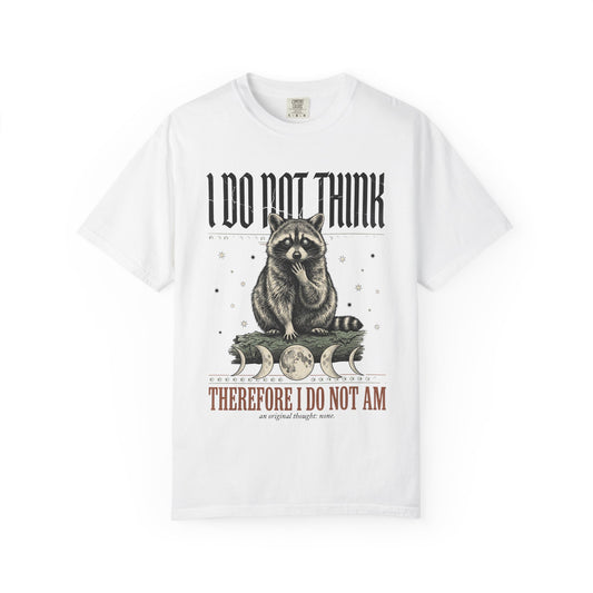 Funny Meme Raccoon Graphic Shirt - Heavyweight Comfort Colors Vintage Tee