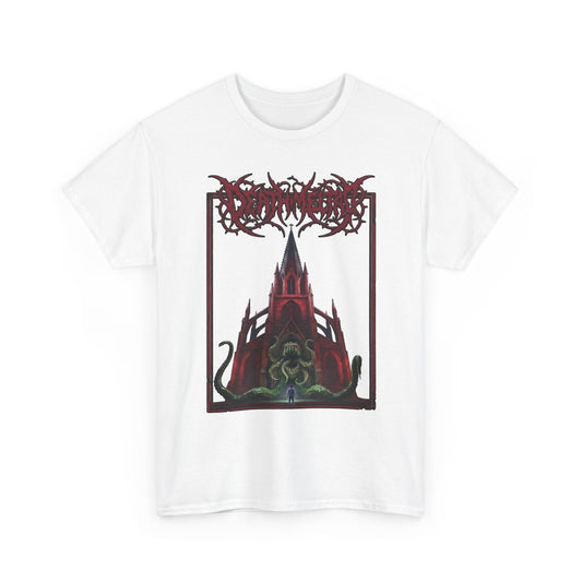 Eldritch Cathedral Tentacle Graphic T-Shirt - Heavy Cotton