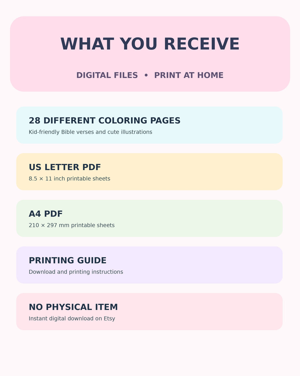 28 Bible Verse Coloring Pages for Kids | Christian Sunday School Printable PDF