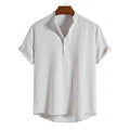 Ethnic Style Series Loose Oversized Shirts - Comfortable Stand Collar Cotton Tees