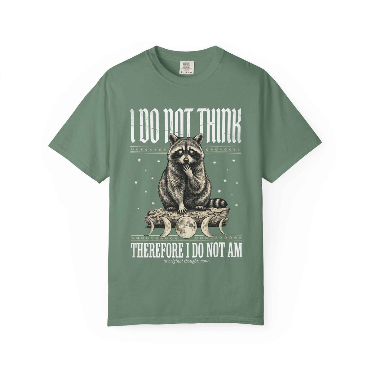Camiseta Vintage Ironic Raccoon Meme - Graphic Tee para Hombre y Mujer