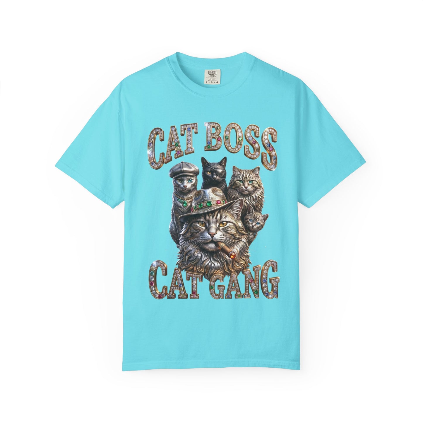 Cat Boss Cat Gang Graphic T-Shirt