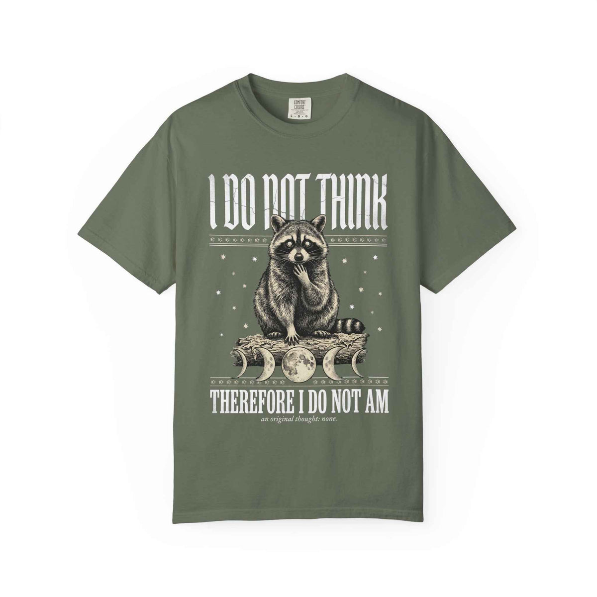 Camiseta Vintage Ironic Raccoon Meme - Graphic Tee para Hombre y Mujer