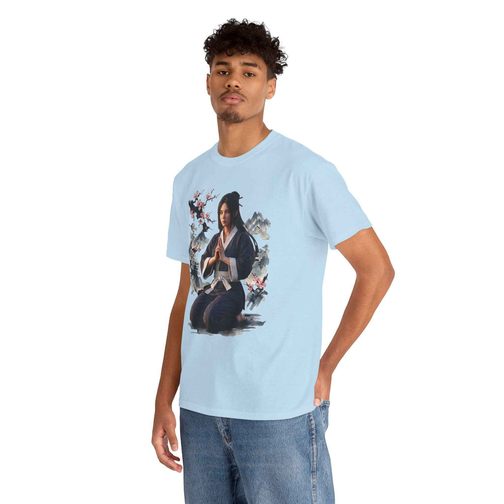Japanese Aesthetic Kunoichi Sakura Graphic T-Shirt Anime