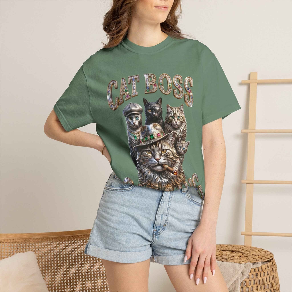 Cat Boss Cat Gang Graphic T-Shirt - Vintage Fit & Bold Print