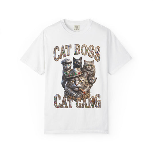 Cat Boss Cat Gang Graphic T-Shirt