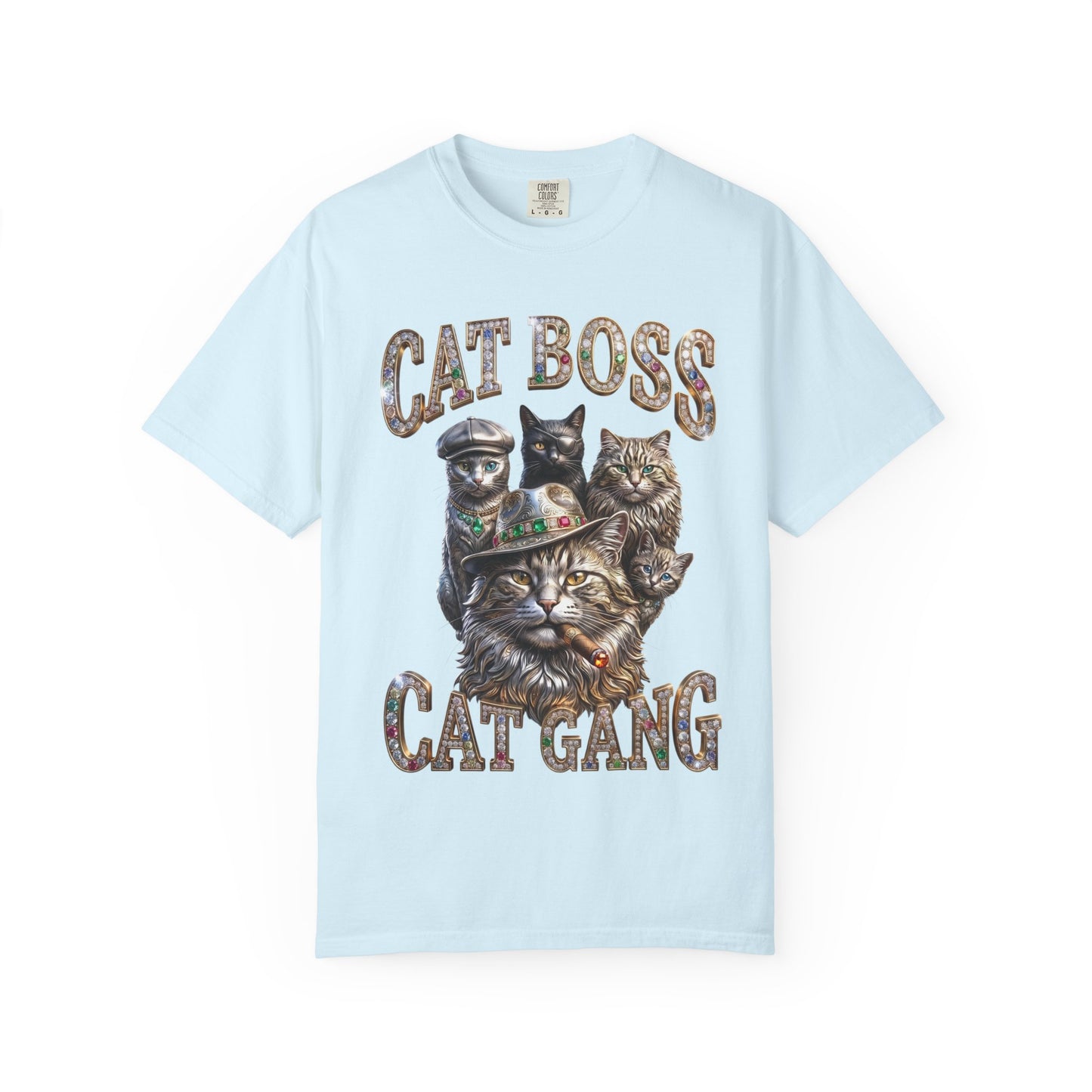 Cat Boss Cat Gang Graphic T-Shirt