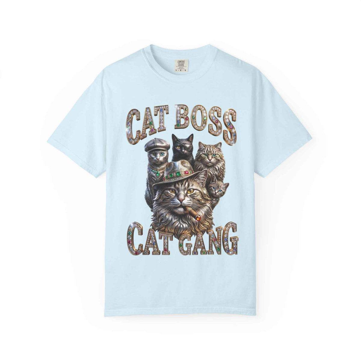 Cat Boss Cat Gang Graphic T-Shirt - Vintage Fit & Bold Print