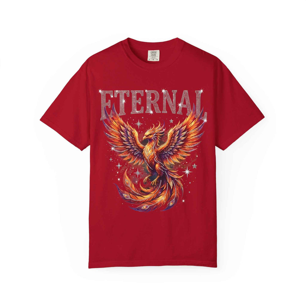 Retro Y2K Eternal Phoenix Tee - Celestial Graphic Streetwear