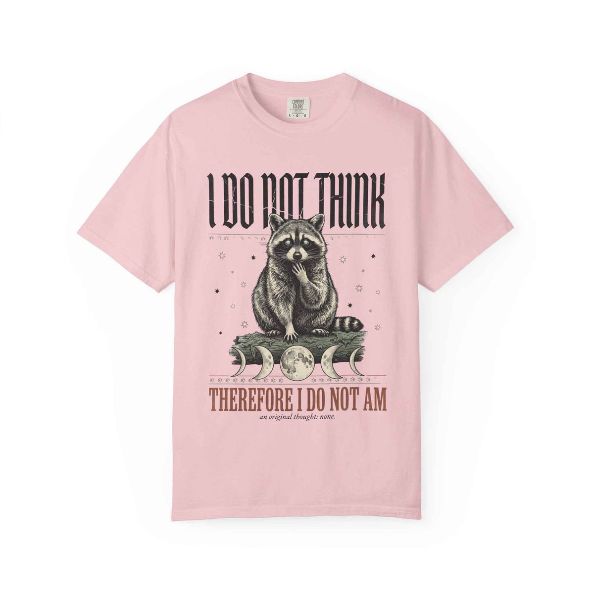 Camiseta Vintage Ironic Raccoon Meme - Graphic Tee para Hombre y Mujer
