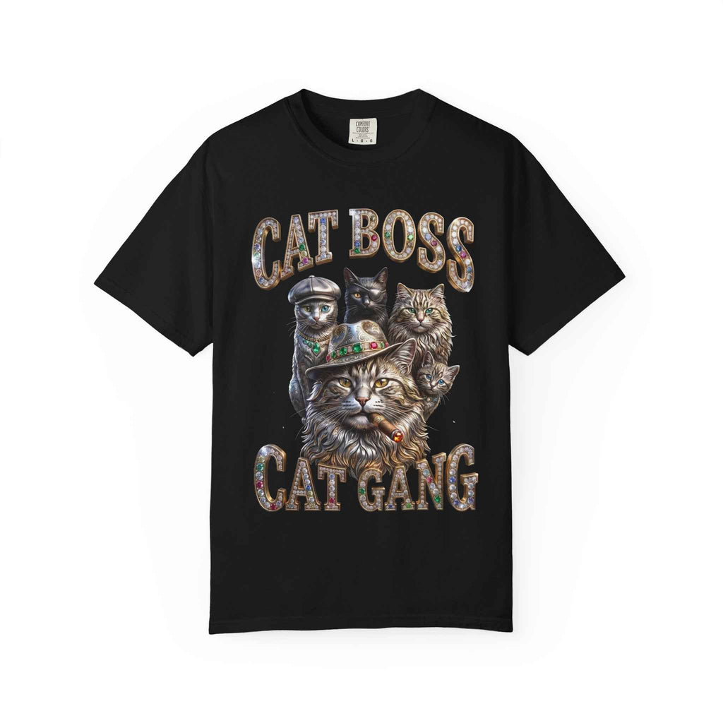 Cat Boss Cat Gang Graphic T-Shirt - Vintage Fit & Bold Print