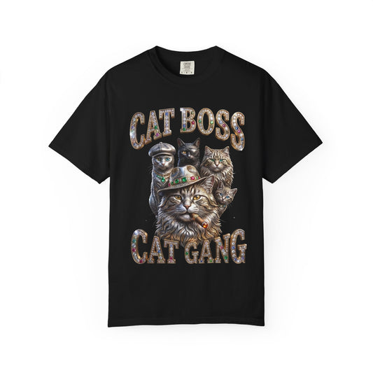 Cat Boss Cat Gang Graphic T-Shirt
