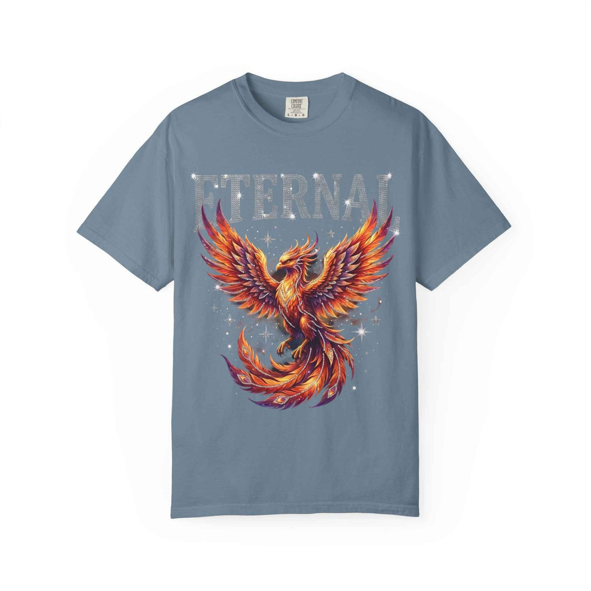 Retro Y2K Eternal Phoenix Tee - Celestial Graphic Streetwear