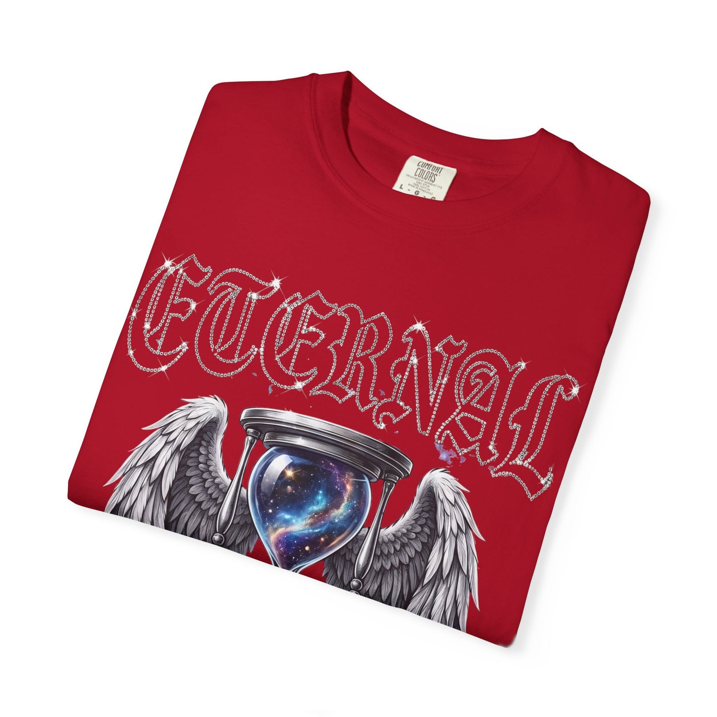 Eternal Hourglass T-Shirt — 'Time Consumes All Souls' Graphic Tee