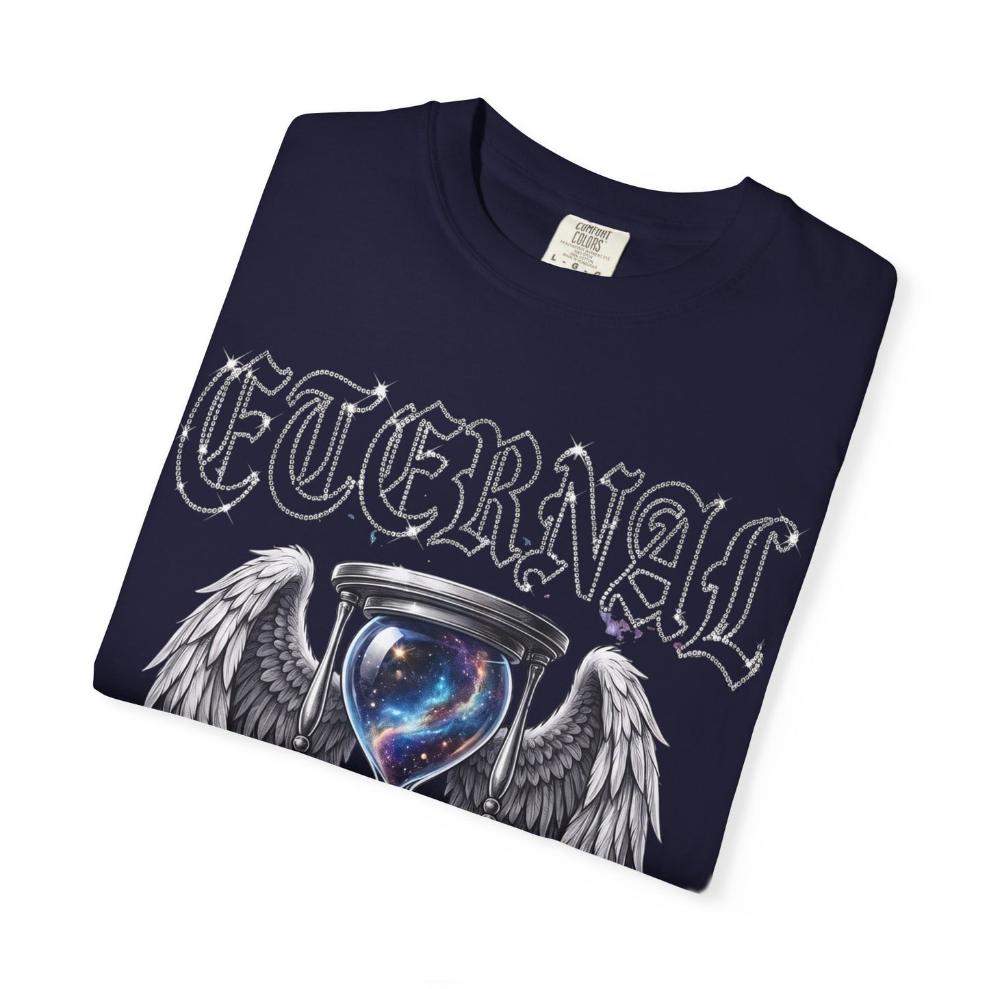Eternal Hourglass T-Shirt — 'Time Consumes All Souls' Graphic Tee