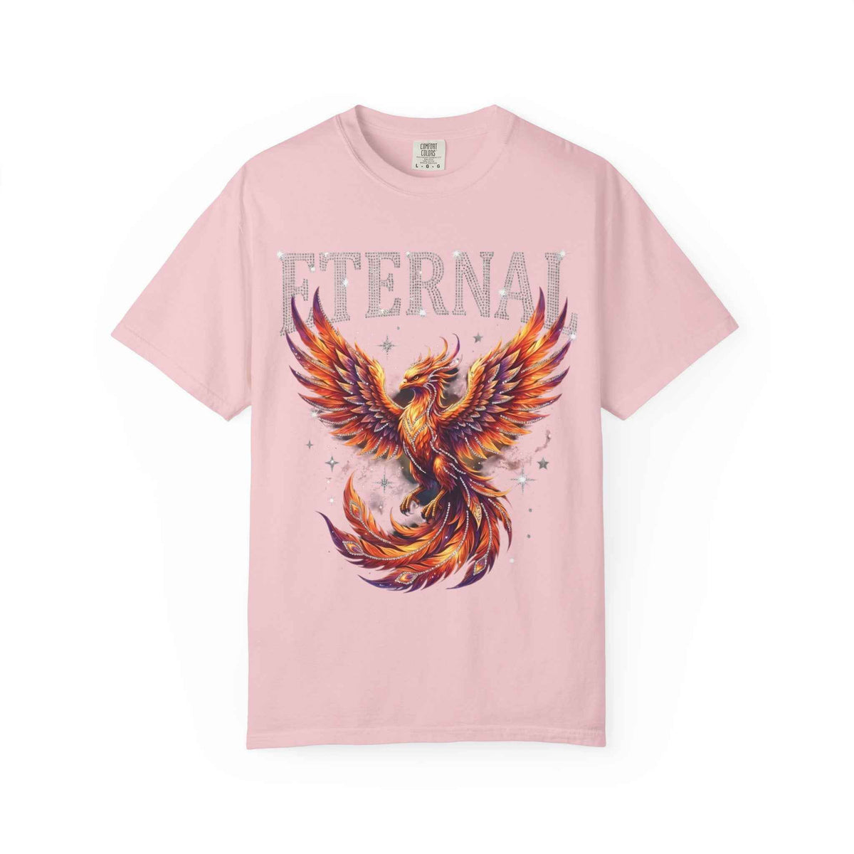 Retro Y2K Eternal Phoenix Tee - Celestial Graphic Streetwear
