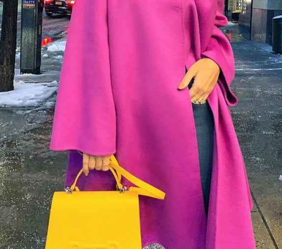 Thin temperament trench coat