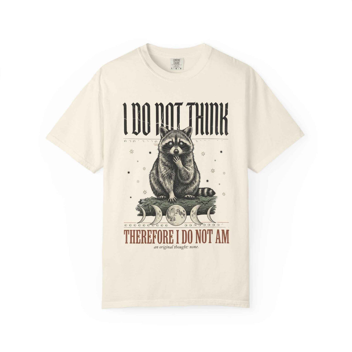 Camiseta Vintage Ironic Raccoon Meme - Graphic Tee para Hombre y Mujer
