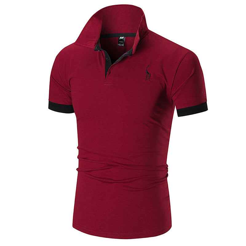 Fawn Summer Short Sleeve Embroidered Shirt - Stylish, Light & Fashionable