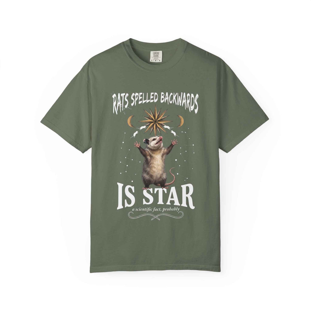 Funny Meme Opossum Graphic Shirt - Heavyweight Comfort Colors Ironic Vintage Tee