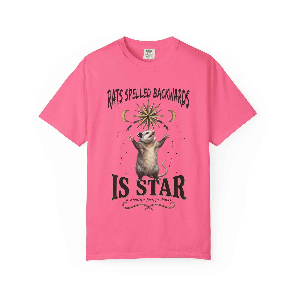 Funny Meme Opossum Graphic Shirt - Heavyweight Comfort Colors Ironic Vintage Tee