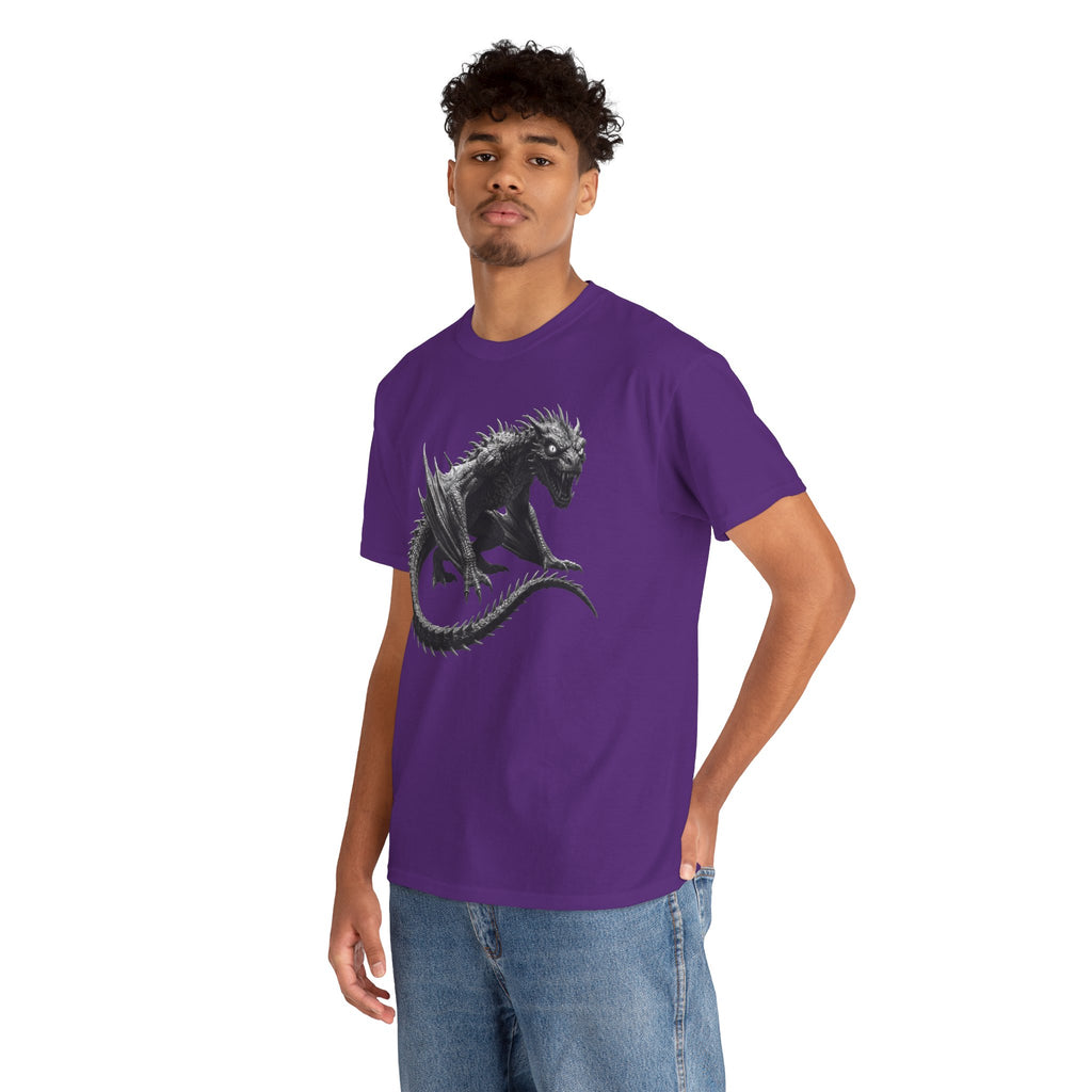 Fierce Dragon Graphic Tee - Dark Fantasy Streetwear Tee