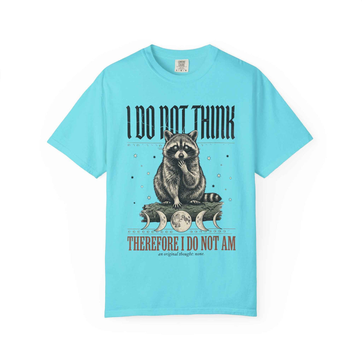 Camiseta Vintage Ironic Raccoon Meme - Graphic Tee para Hombre y Mujer
