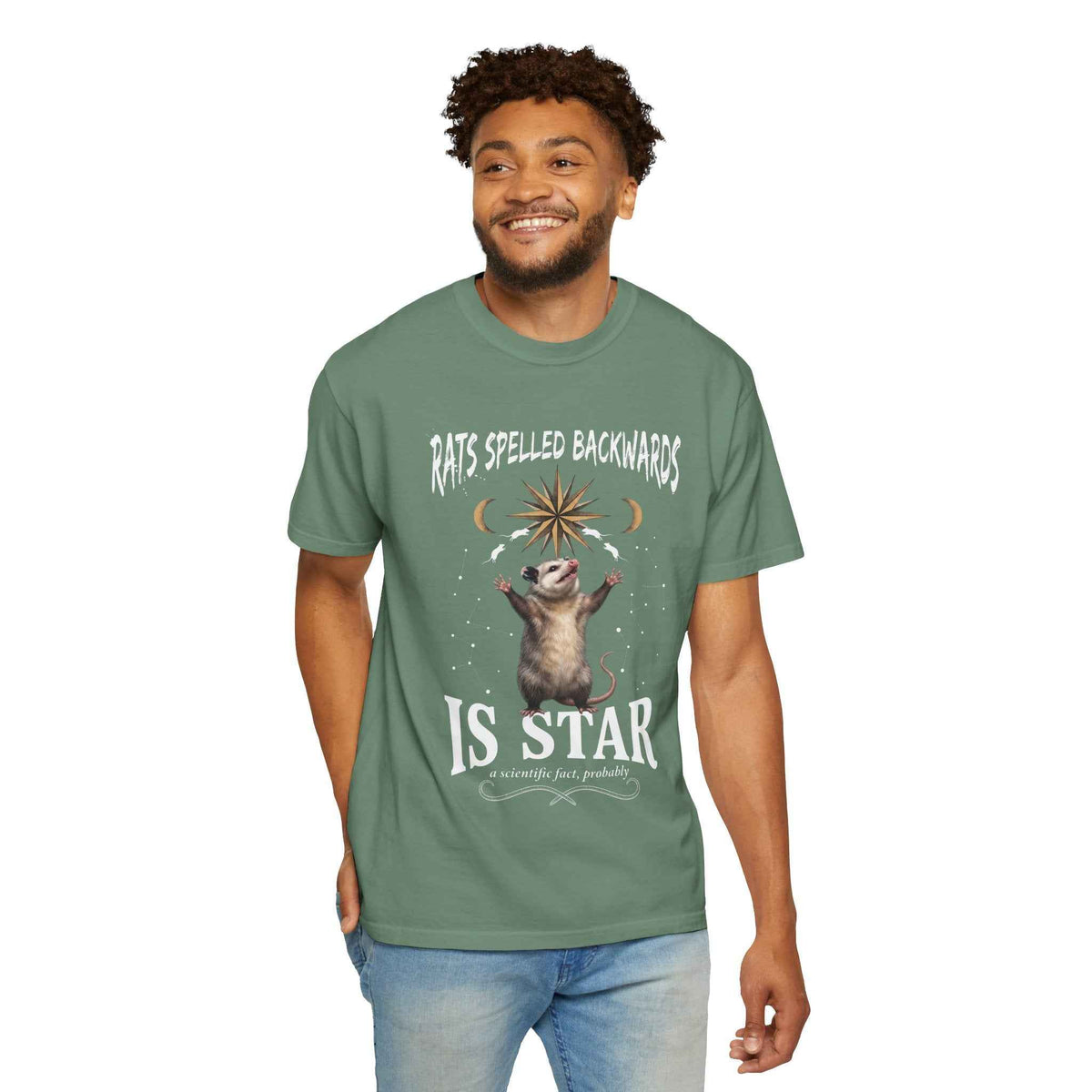 Funny Meme Opossum Graphic Shirt - Heavyweight Comfort Colors Ironic Vintage Tee