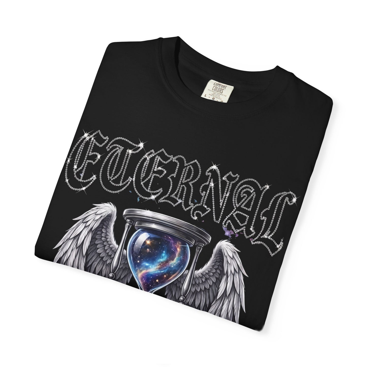 Eternal Hourglass T-Shirt — 'Time Consumes All Souls' Graphic Tee