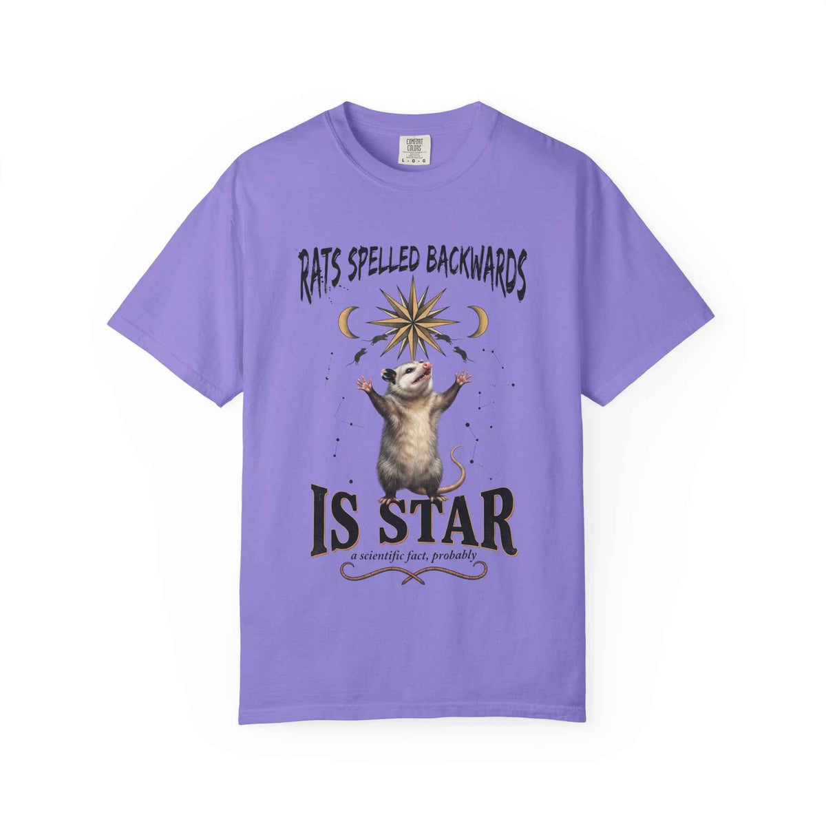Funny Meme Opossum Graphic Shirt - Heavyweight Comfort Colors Ironic Vintage Tee