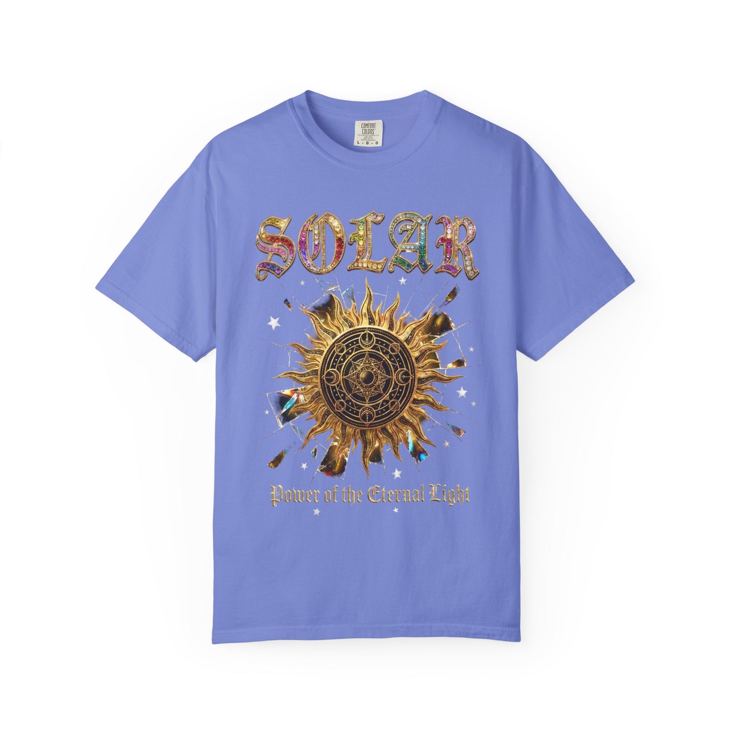 Solar Sun Graphic T-Shirt — "Power of the Eternal Light"