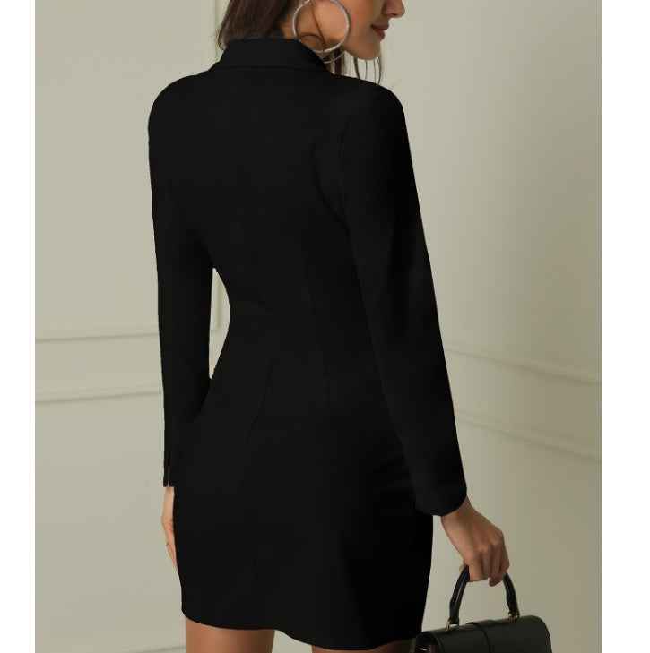 Double-breasted trench coat