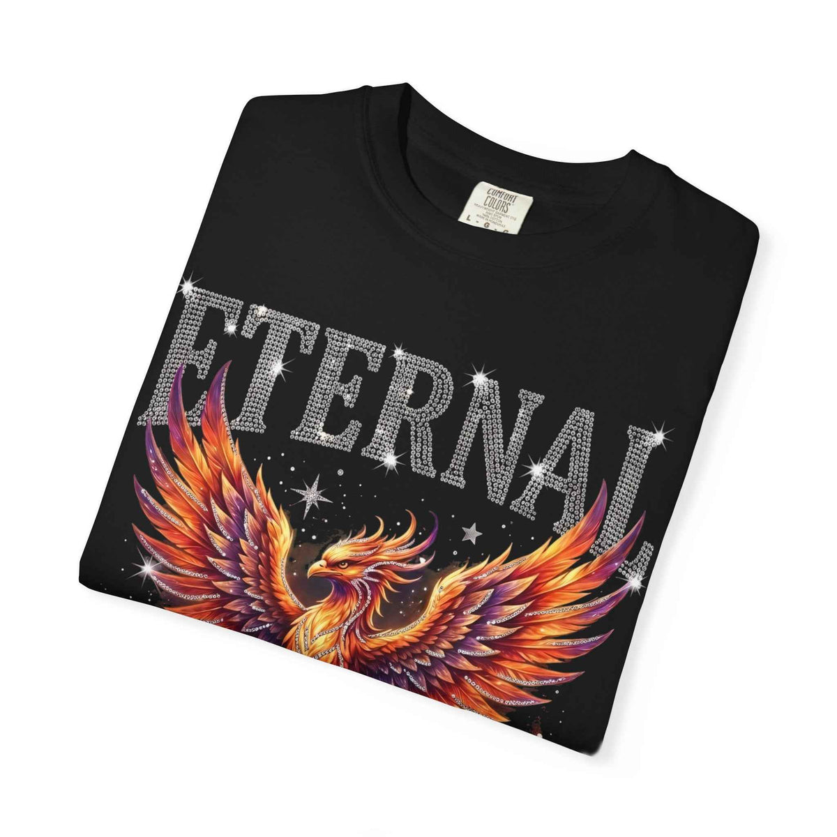 Retro Y2K Eternal Phoenix Tee - Celestial Graphic Streetwear
