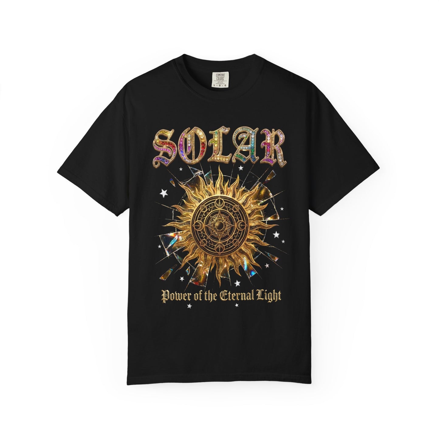 Solar Sun Graphic T-Shirt — "Power of the Eternal Light"