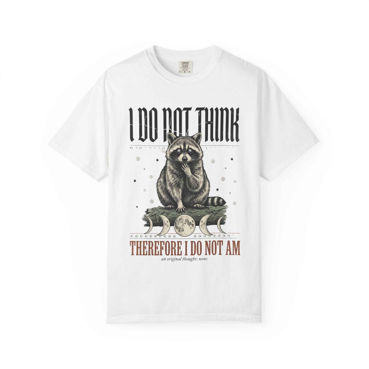 Camiseta Vintage Ironic Raccoon Meme - Graphic Tee para Hombre y Mujer