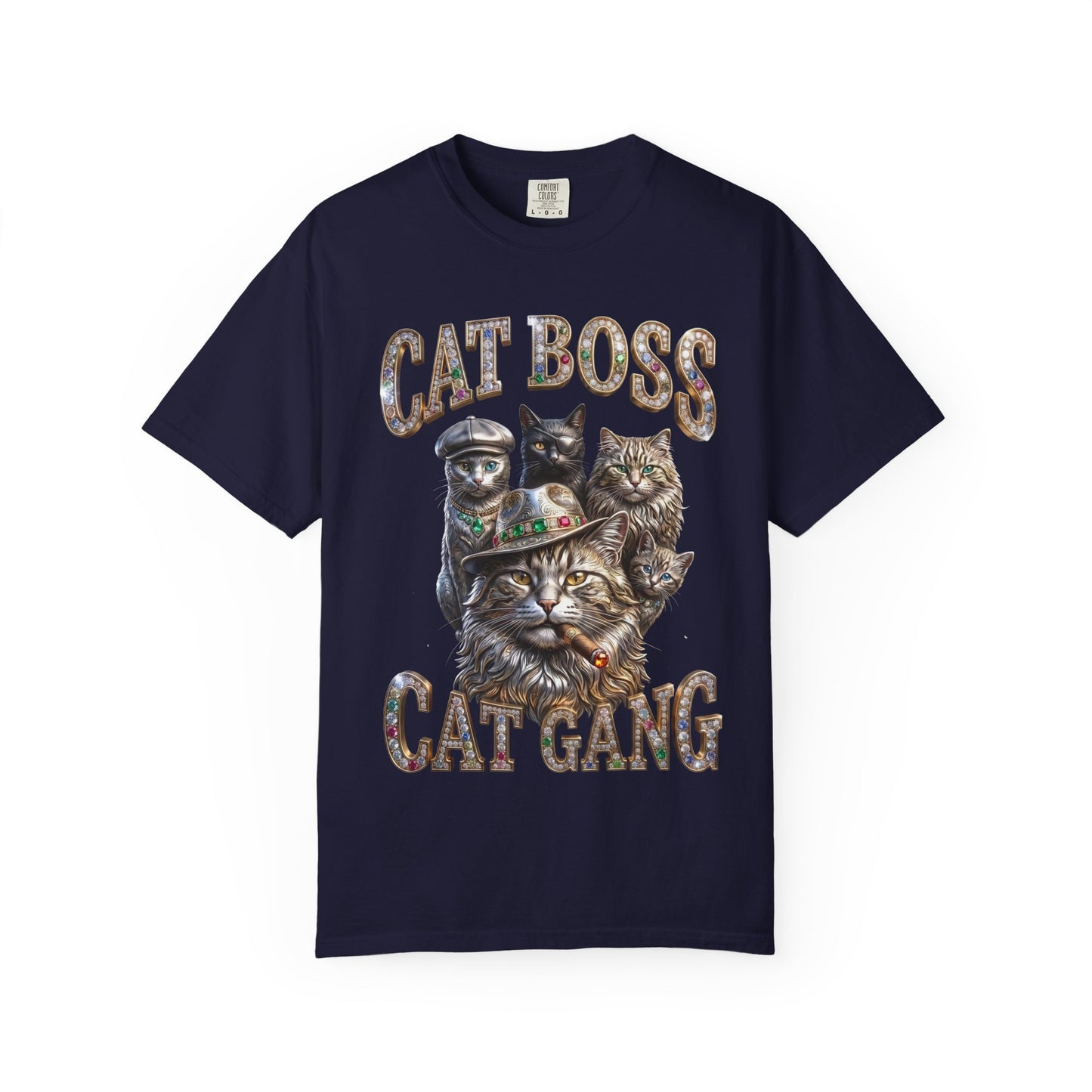 Cat Boss Cat Gang Graphic T-Shirt