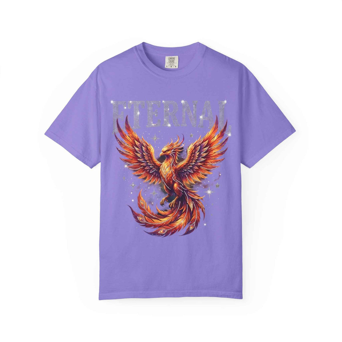Retro Y2K Eternal Phoenix Tee - Celestial Graphic Streetwear