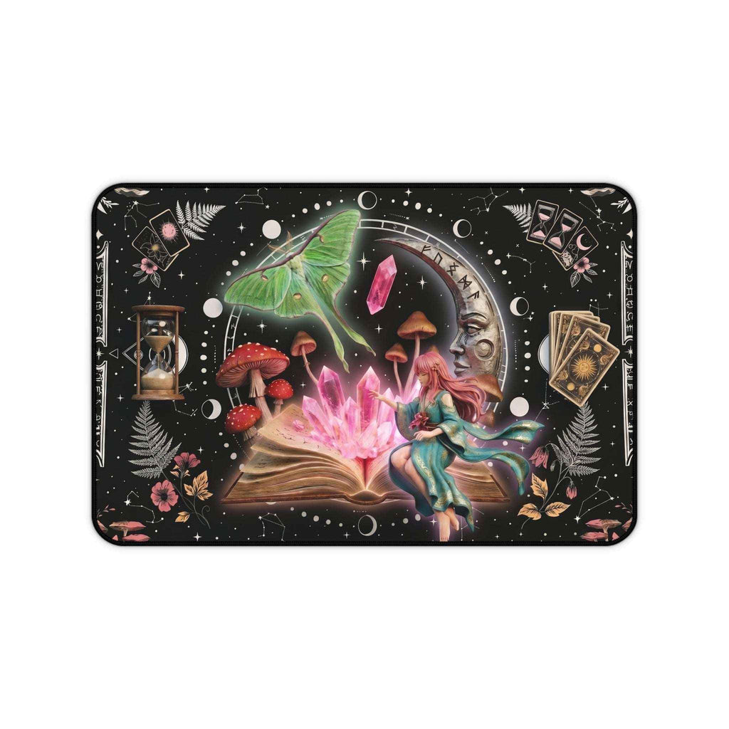 Whimsigoth Celestial Fairy Keyboard Mat - Desk Pad, Organizer Decor