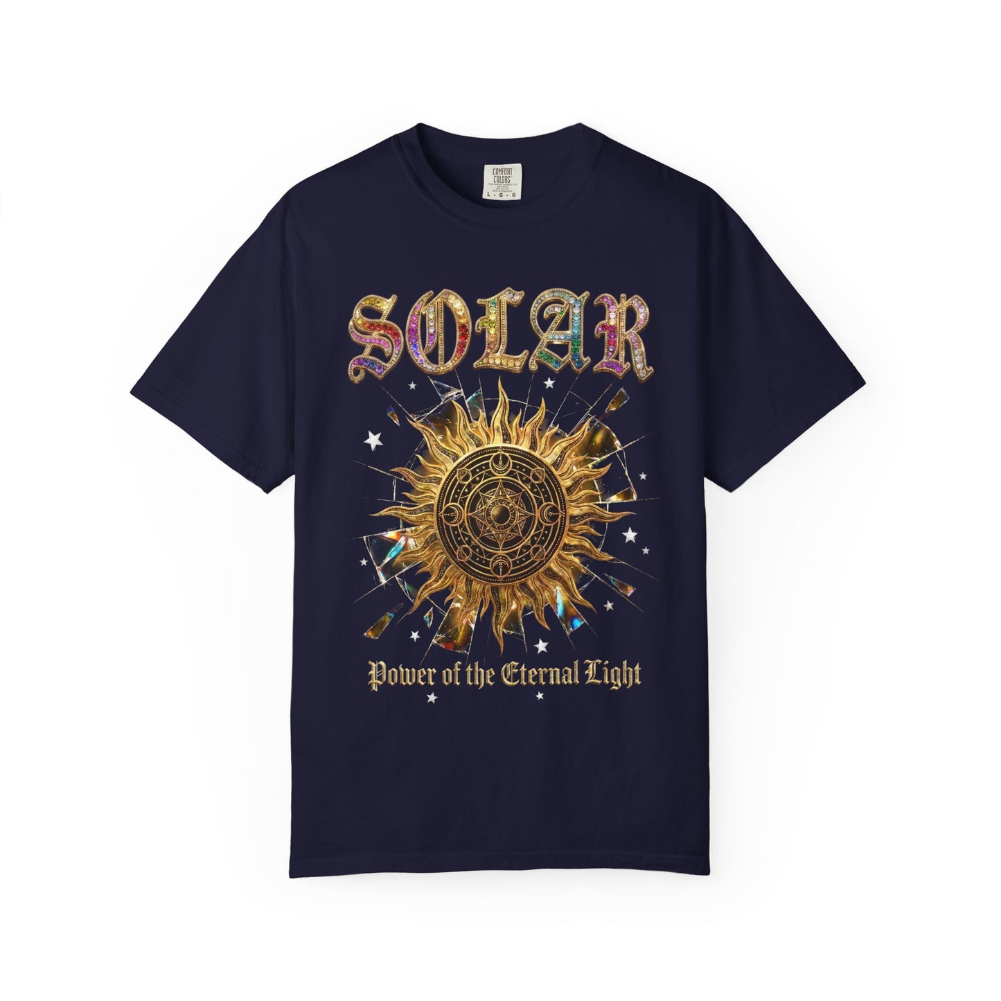 Solar Sun Graphic T-Shirt — "Power of the Eternal Light"