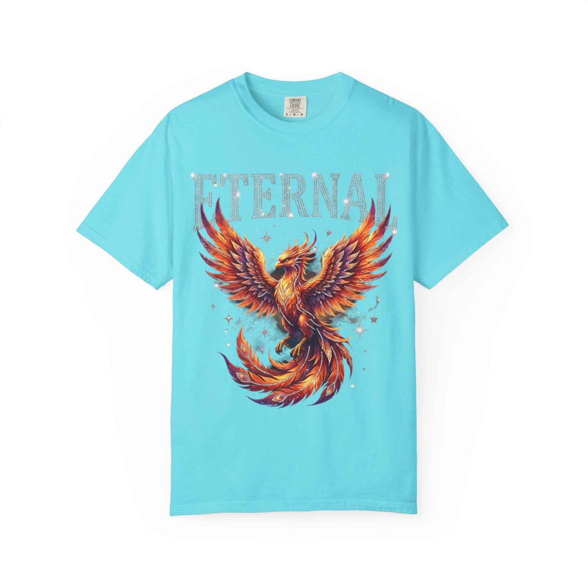 Retro Y2K Eternal Phoenix Tee - Celestial Graphic Streetwear
