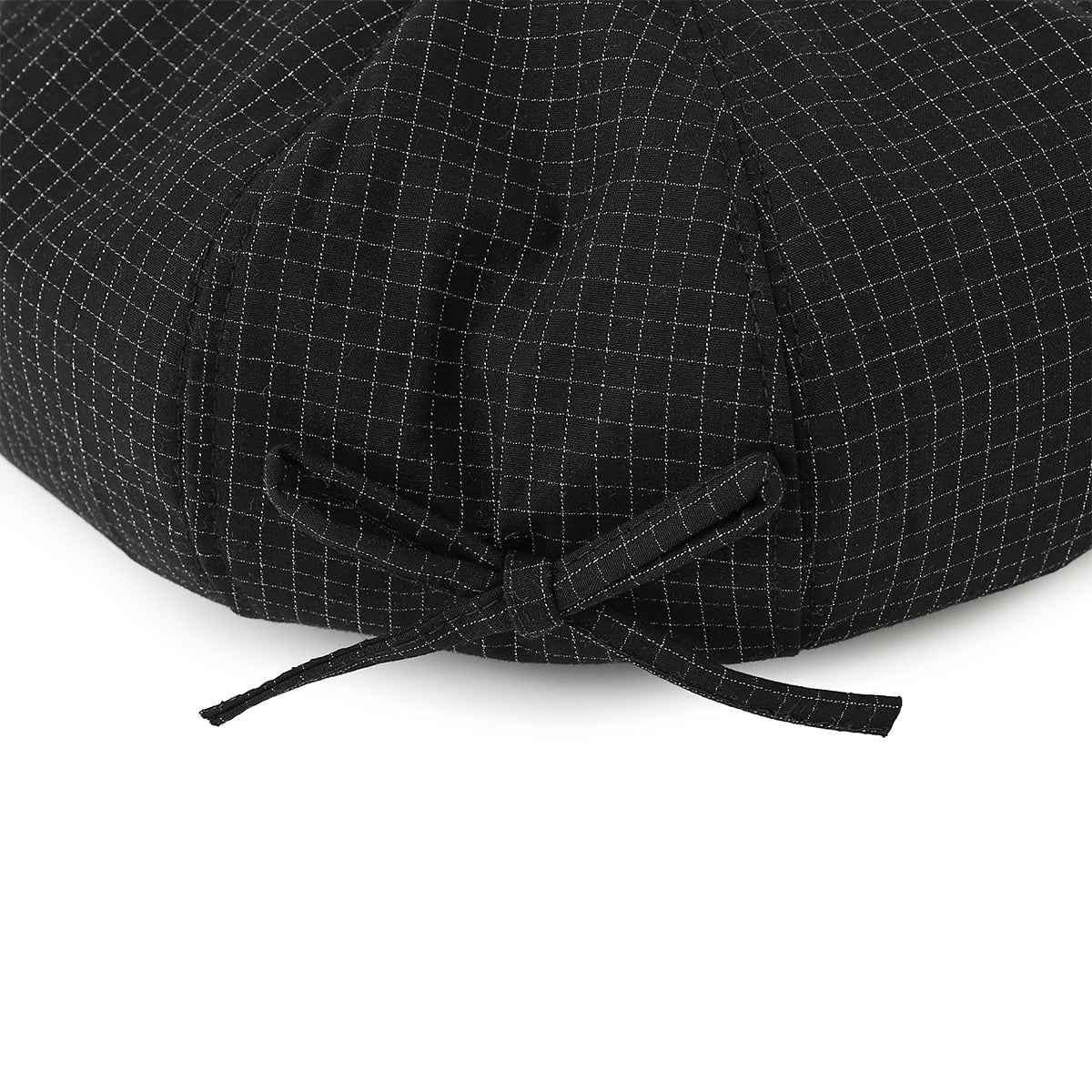 Small Grid Bow Tie Beret: Simple, Elegant Women's Accessory