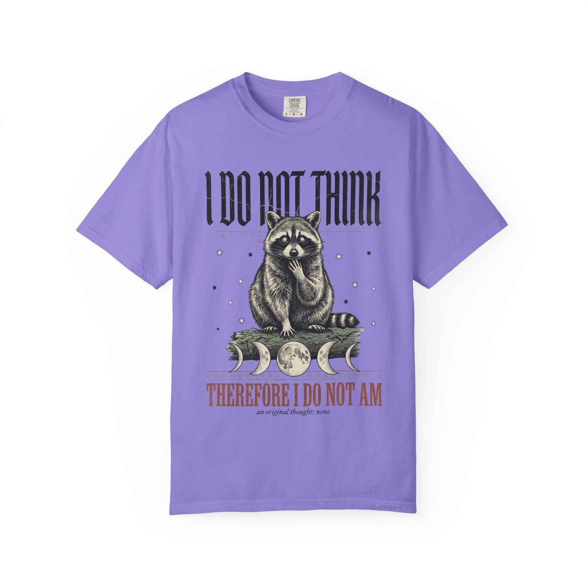 Camiseta Vintage Ironic Raccoon Meme - Graphic Tee para Hombre y Mujer