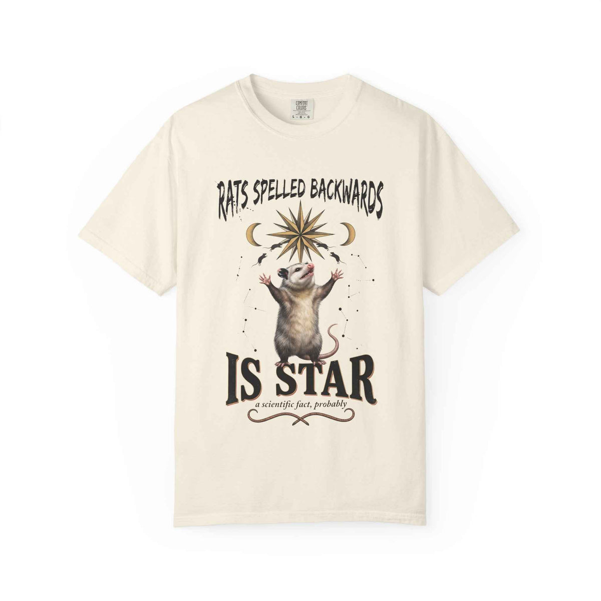 Funny Meme Opossum Graphic Shirt - Heavyweight Comfort Colors Ironic Vintage Tee