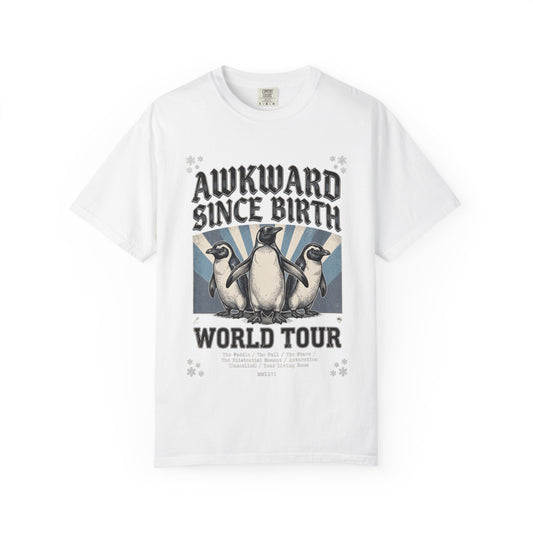 Funny Meme Penguin Tour Shirt - Heavyweight Comfort Colors Ironic Vintage Tee
