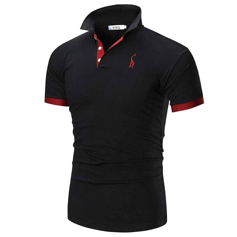 Fawn Summer Short Sleeve Embroidered Shirt - Stylish, Light & Fashionable