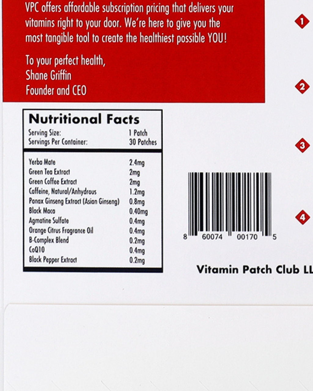 Natural Energy Patch for Focus & Alertness - Instant Mental Clarity & Vitality