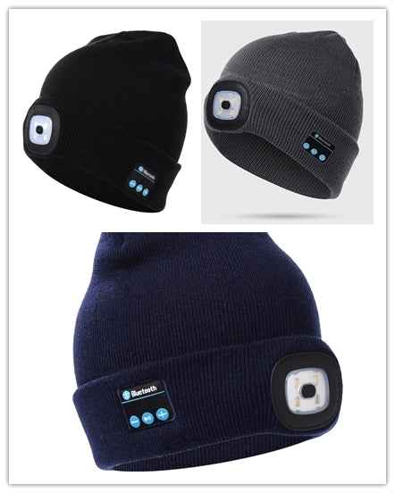 Bluetooth LED Smart Hat - Wireless Headphone & Hands-Free Speaker