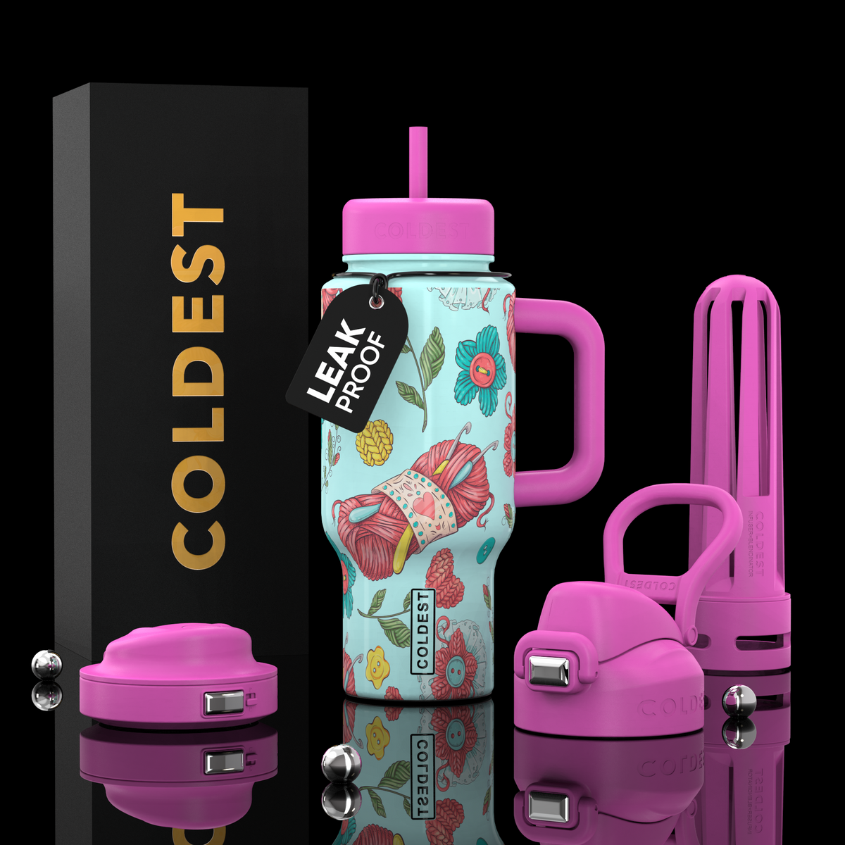 COLDEST 24oz Limitless Ultra Colder Bottle - Extended Cold Life