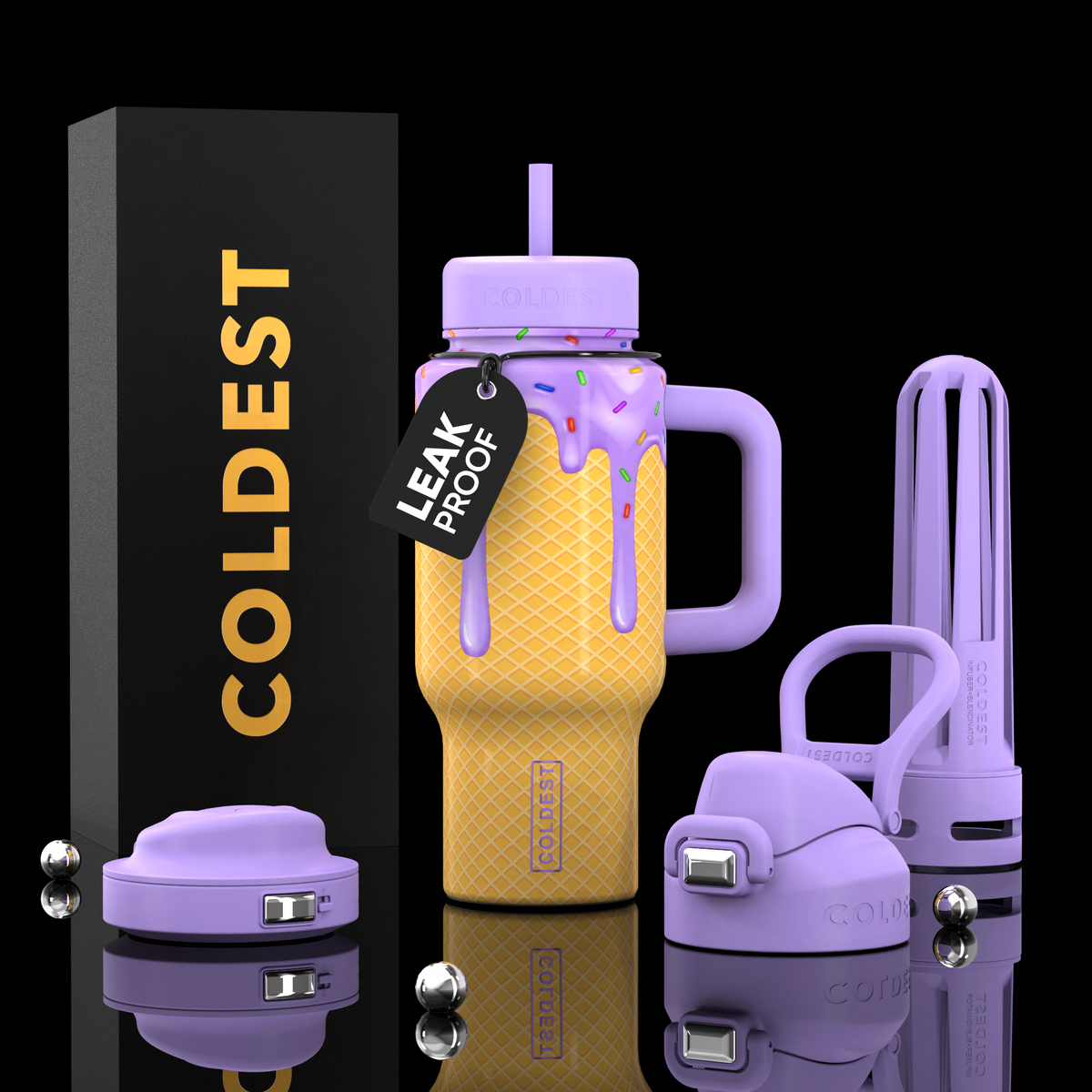 COLDEST 24oz Limitless Ultra Colder Bottle - Extended Cold Life